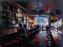 Michael Flohr Art Michael Flohr Art Cocktails at Carmine's (SN)